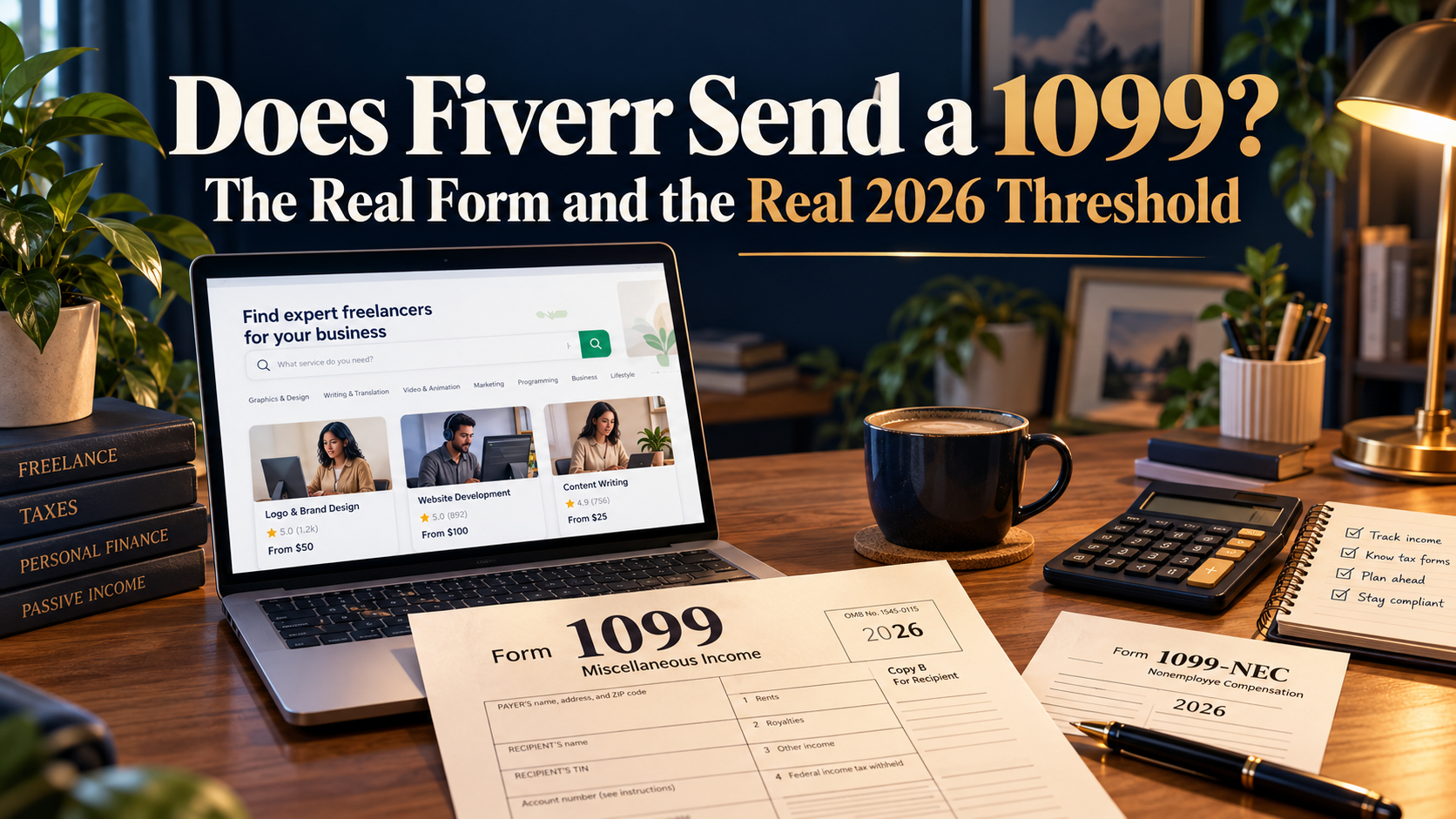 Does Fiverr Send a 1099? The Real Form and the Real 2026 Threshold
